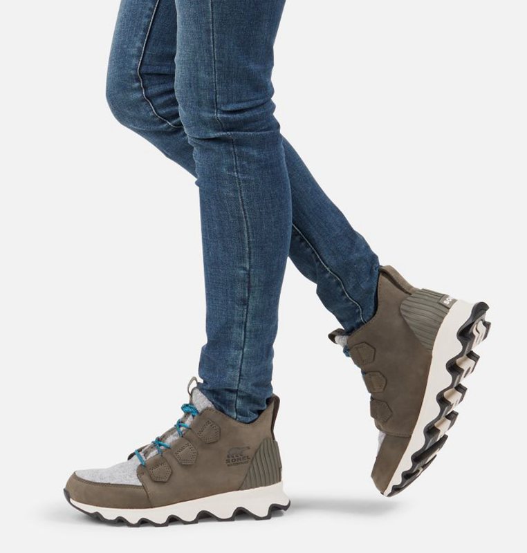 Sorel Kadın Kinetic™ Caribou Boot - Spor Ayakkabı Koyu Yeşil - 415-JKXBPU